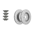 Front + Rear Brake Rotors and Ceramic Pads for 2017-2019 Ford Escape Lincoln MKC