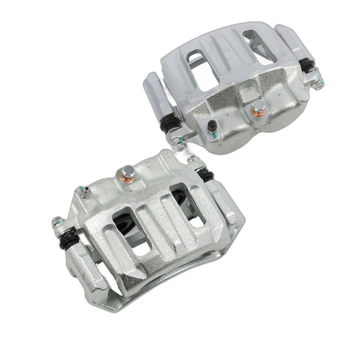 Front Brake Calipers Left Right Pair W/ Bracket Set For Ford F-150 1999-2003