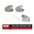 Front+Rear Ceramic Brake Pads Set for Hyundai Palisade Kia Telluride
