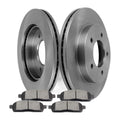 Front Brake Solid Rotors & Ceramic Pads Fits 2004 Ford F-150 4.6L 5.4L V8 4WD