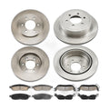 Solid Brake Rotors & Pads Kit Front Rear Fits 2004-2008 Ford F-150 5.4L 54109
