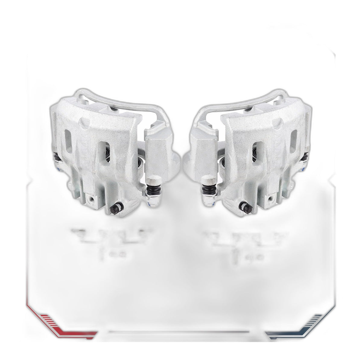 Rear Brake Calipers w/Bracket Pair For 2000-05 Ford Excursion 1999-04 Ford F-250