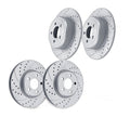 Front & Rear Brake Rotors Pads Kit for Chrysler 300 2005 2005-2010 Drilled