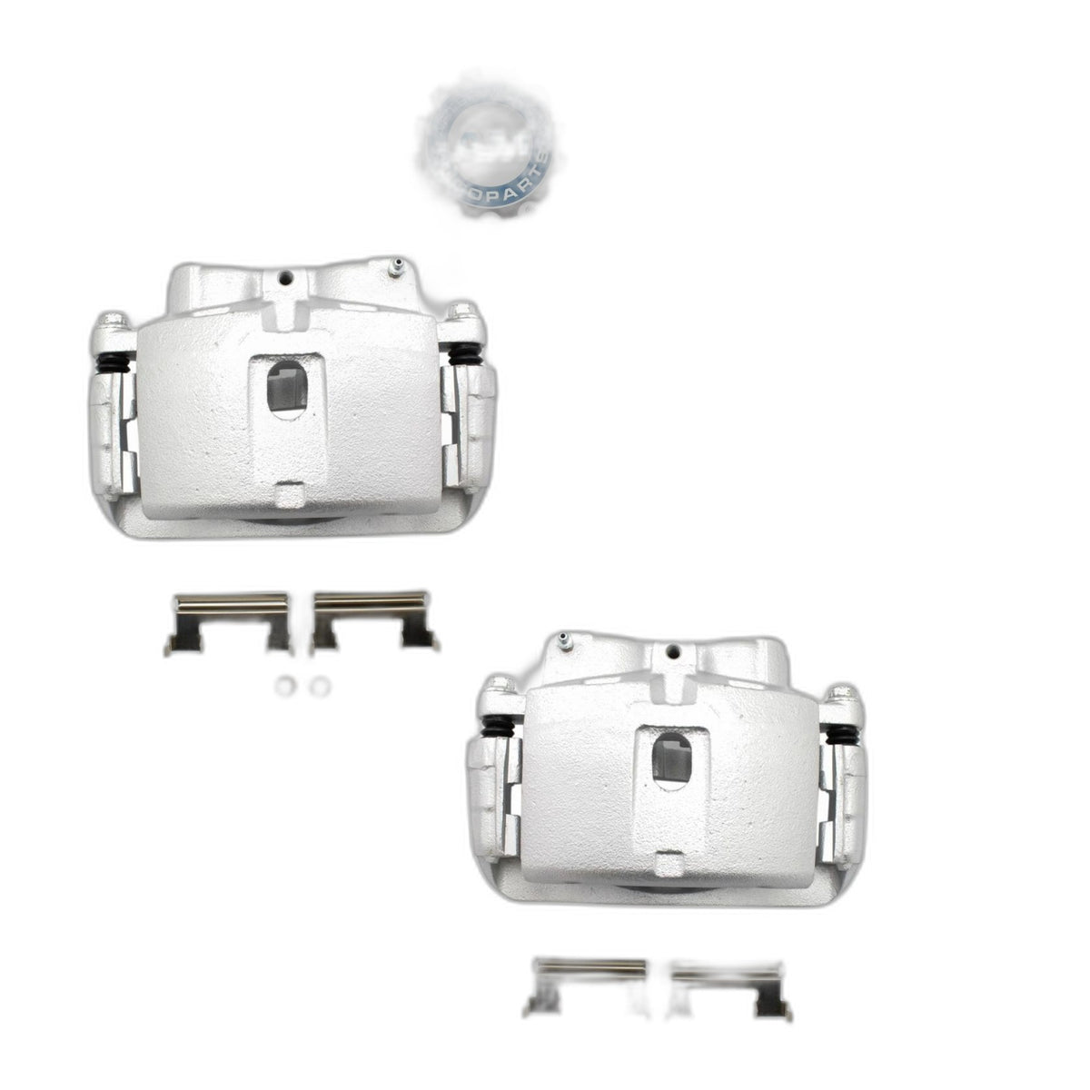 Front Disc Brake Caliper with Bracket & Hardware Pair for GM