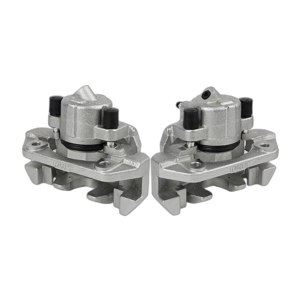 Front Pair Brake Caliper w/Bracket For Ford Escape Mazda Tribute Mercury Mariner