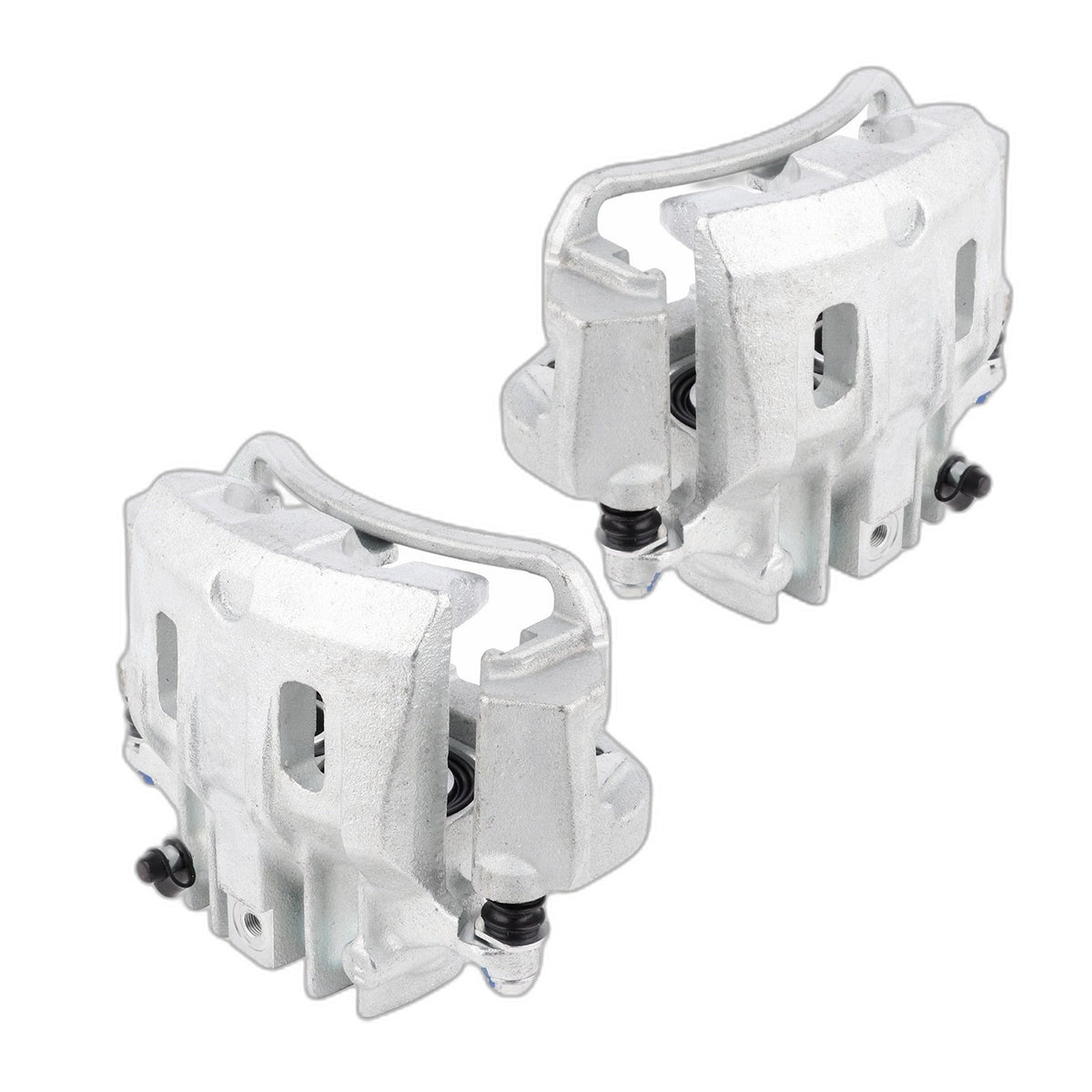 For 99-04 Ford F250 F350 Super Duty Rear Left Right Silver Brake Calipers Pair