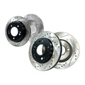 Front Rear Drilled Slotted Brake Rotors Pads for 2006 Ford Escape Mazda Tribute