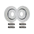 350mm Front Brake Rotors and Pads Kit for Ford F-150 2010-2018 Drilled Slotted