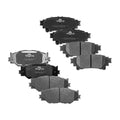 For 2014 2015 Lexus IS250 Front & Rear Ceramic Disc Brake Pads Set