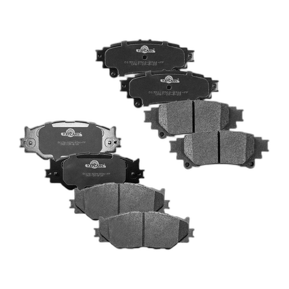 For 2014 2015 Lexus IS250 Front & Rear Ceramic Disc Brake Pads Set