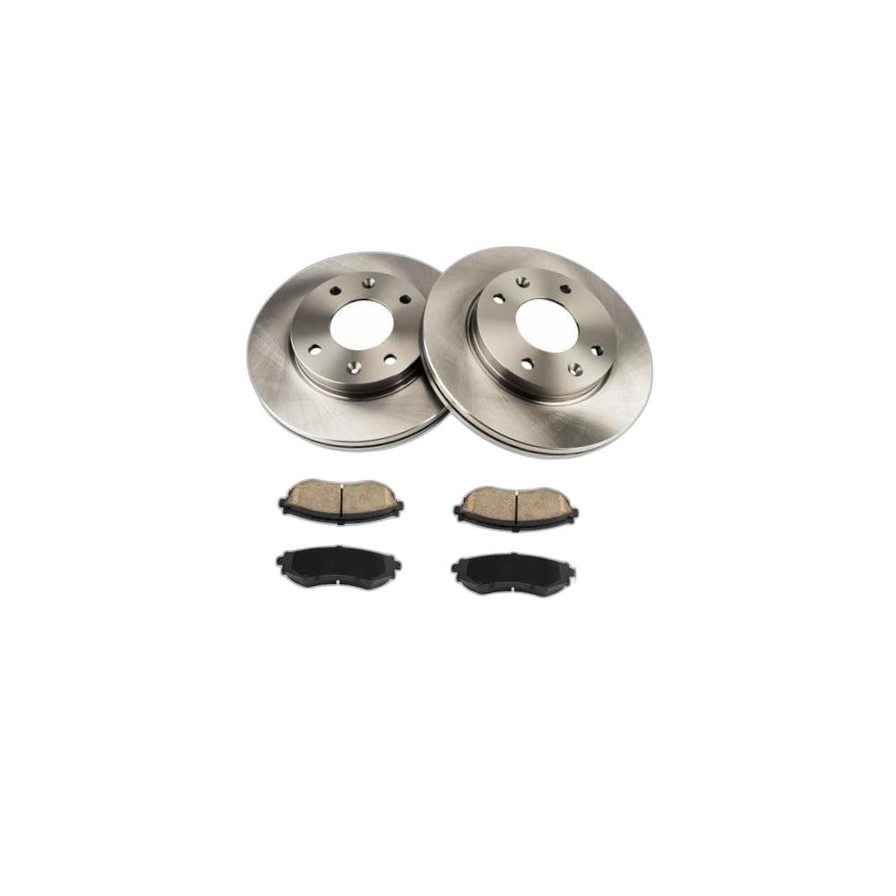 256.9mm Front Brake Kit, OE Brake Rotors and Ceramic Brake DBK102 31309 D485