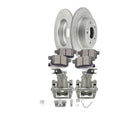 Rear Brake Calipers & Ceramic Pads And Rotors Kit For 2008-2012 Honda Accord