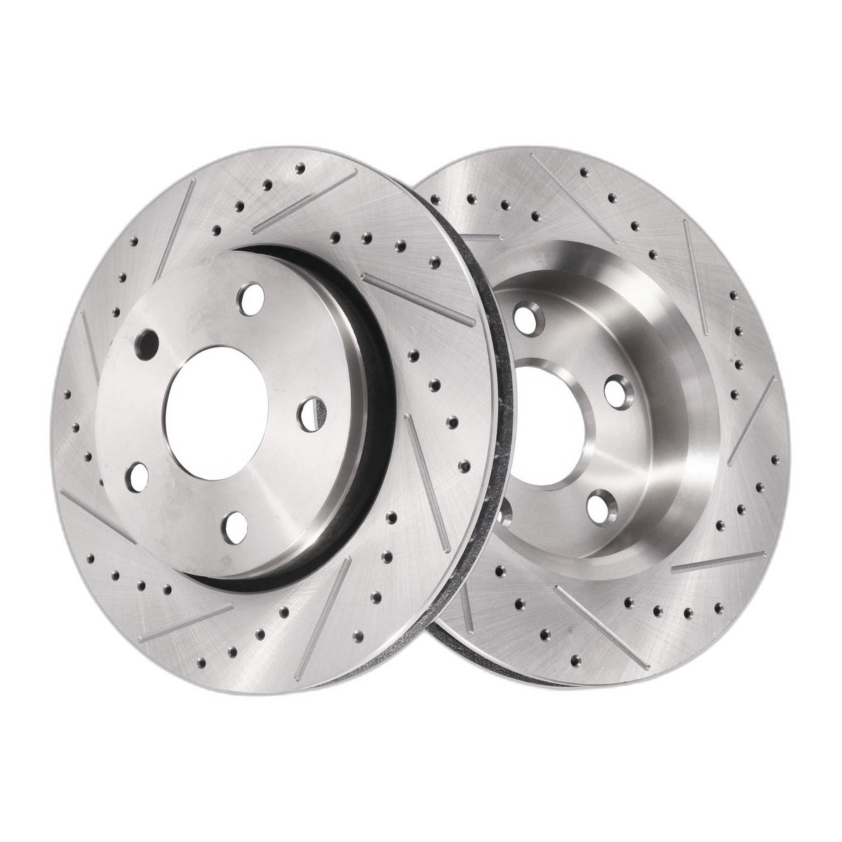 Front Brake Disc Rotors Ceramic Brake Pads Kit for 2007 - 2017 Jeep Wrangler JK.
