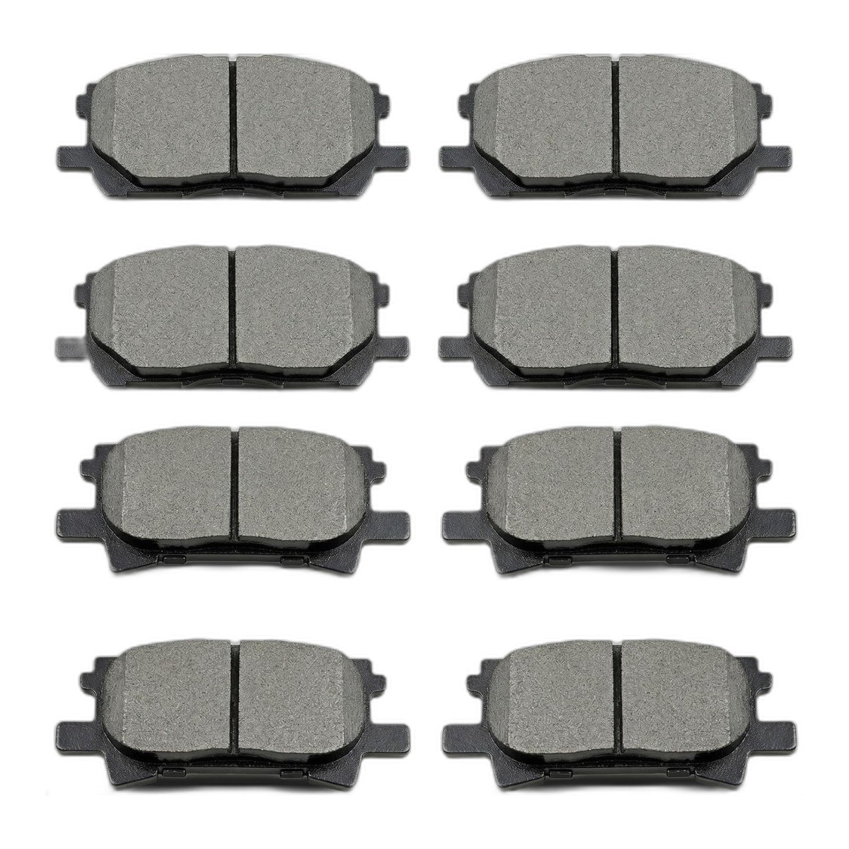 8 Pcs Front Rear Ceramic Brake Pads Set - Fits 2004-2006 Lexus RX330 - 2007