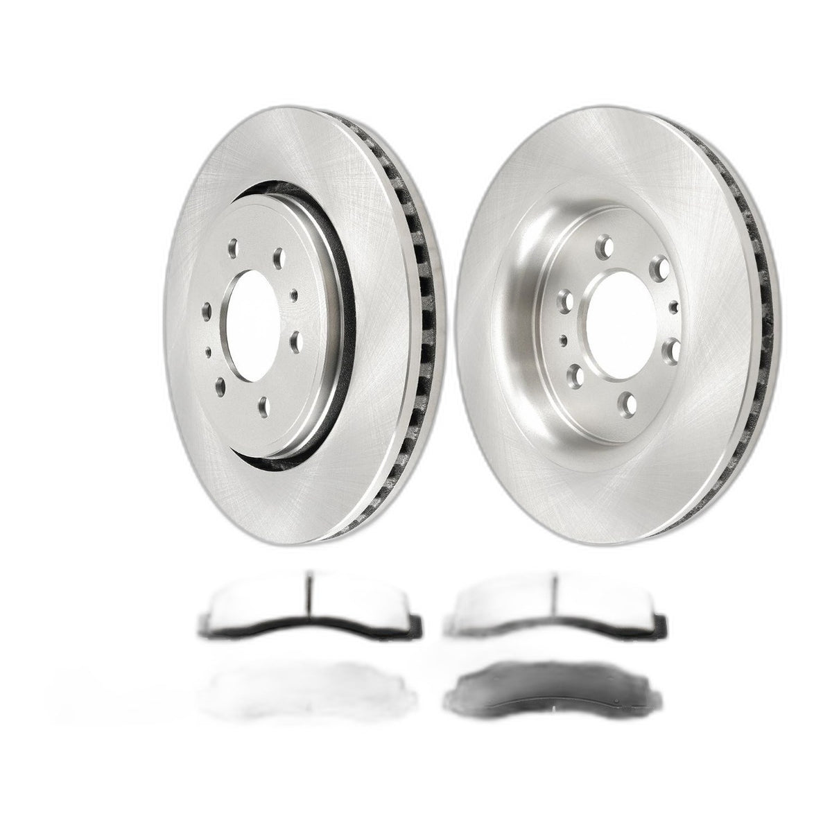 Front Disc Brake Rotors Ceramic Brake Pads Kit For Ford F-150 2010-2020