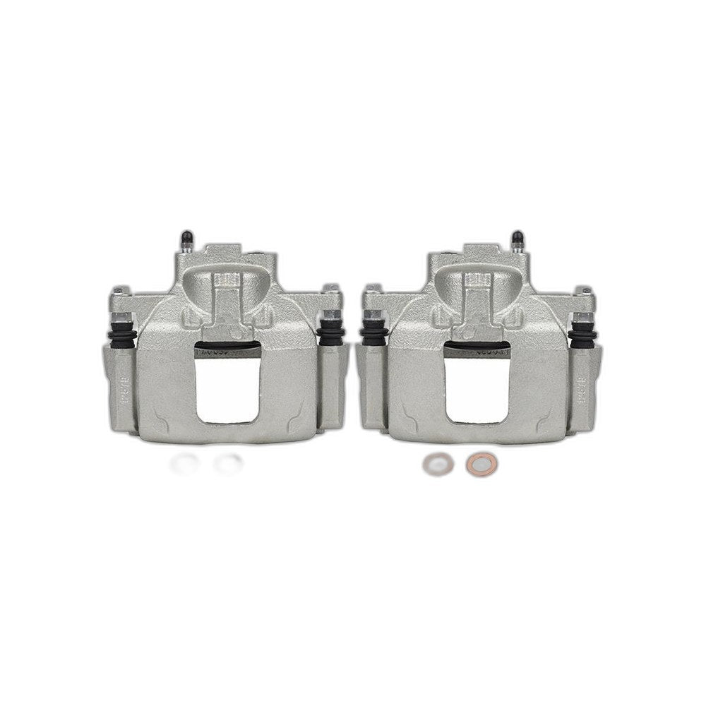 Front and Rear Brake Calipers w/Bracket Pair For 2008-12 Chrysler Town & Country