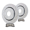 Front Brake Rotors and Pads Kit for Ford F-150 Expedition 2010-2020 Drilled