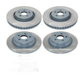 DuraGO Front Rear Rotors Wagner ThermoQuiet Ceramic Brake Pads Kit for Edge MKX