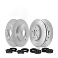 Front Rear Brake Rotors Ceramic Pads for Kia, Forte 2010-2013, FWD L4 2.0L 2.4L
