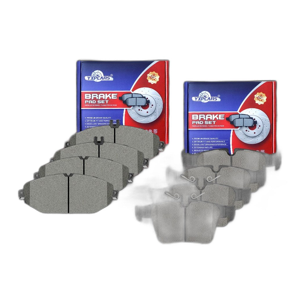 Front Rear Ceramic Brake Pads Set For 2015 -2021 Mercedes-Benz C300 2L