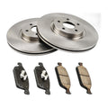6x Front Brake Rotors Ceramic Front Brake Pads Kit Fits Ford Escape 14-17 2.0L