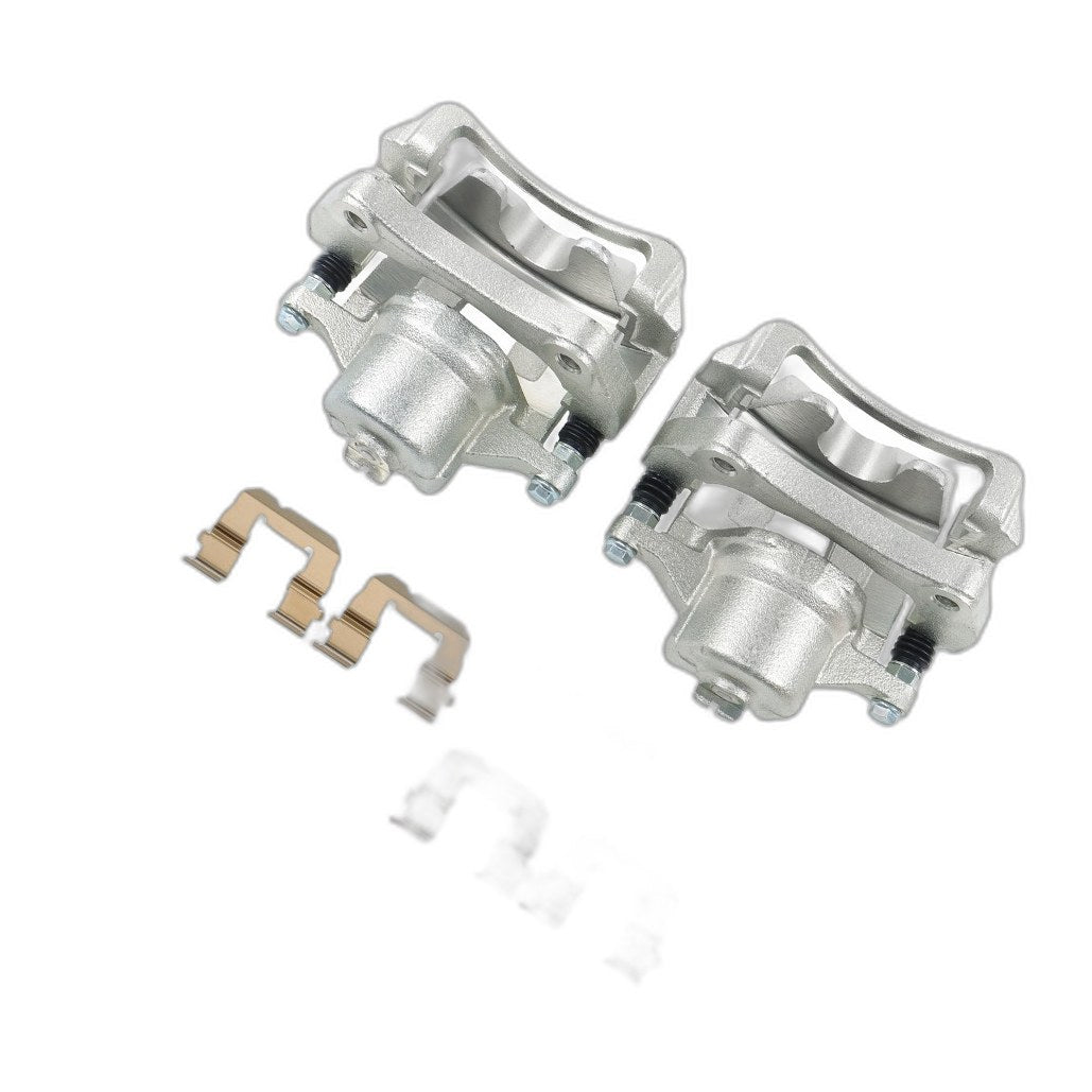 Pair Front Brake Calipers w/ Bracket For Chevy Equinox Malibu Buick GMC Terrain