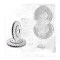 Front and Rear Brake Rotors Ceramic Pads for Buick Enclave GMC Acadia Drilled