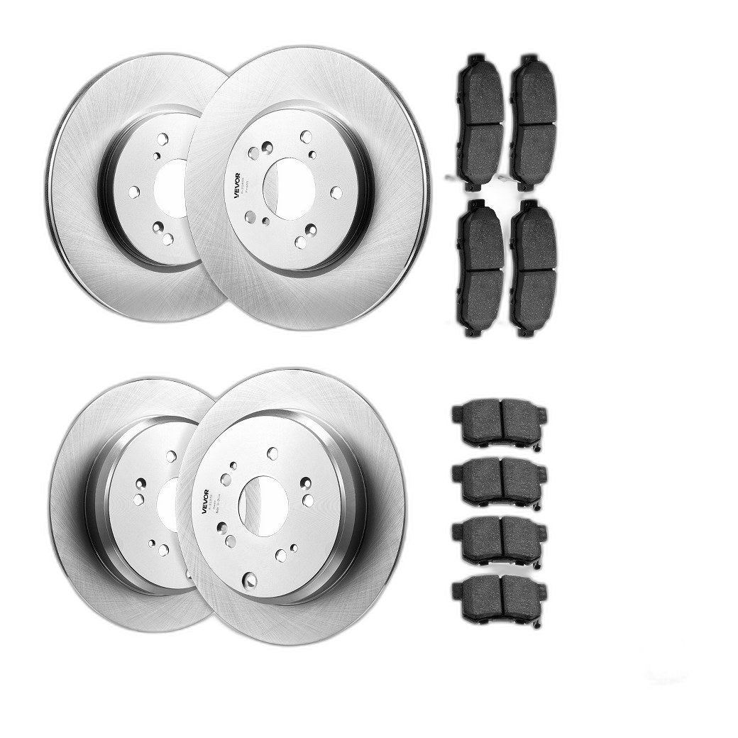 VEVOR Front & Rear Brake Kit for 2012-2016 Honda CR-V AWD, Ceramic, 12in Rotors