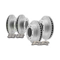 Brake Pads And Rotors Discs Front + Rear For FORD F-250 F-350 Super Duty Drilled