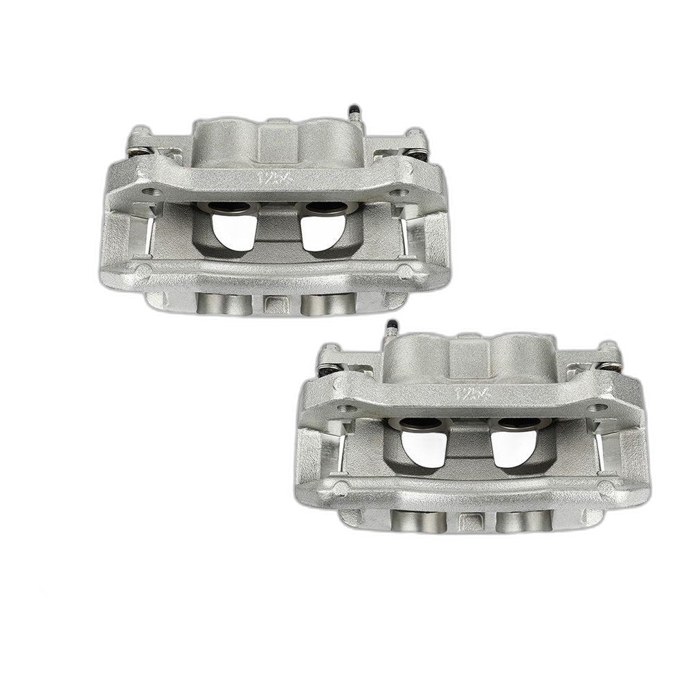 Pair Front Brake Caliper w/ Bracket For Ford F-150 2010 2011 Expendition Lincoln