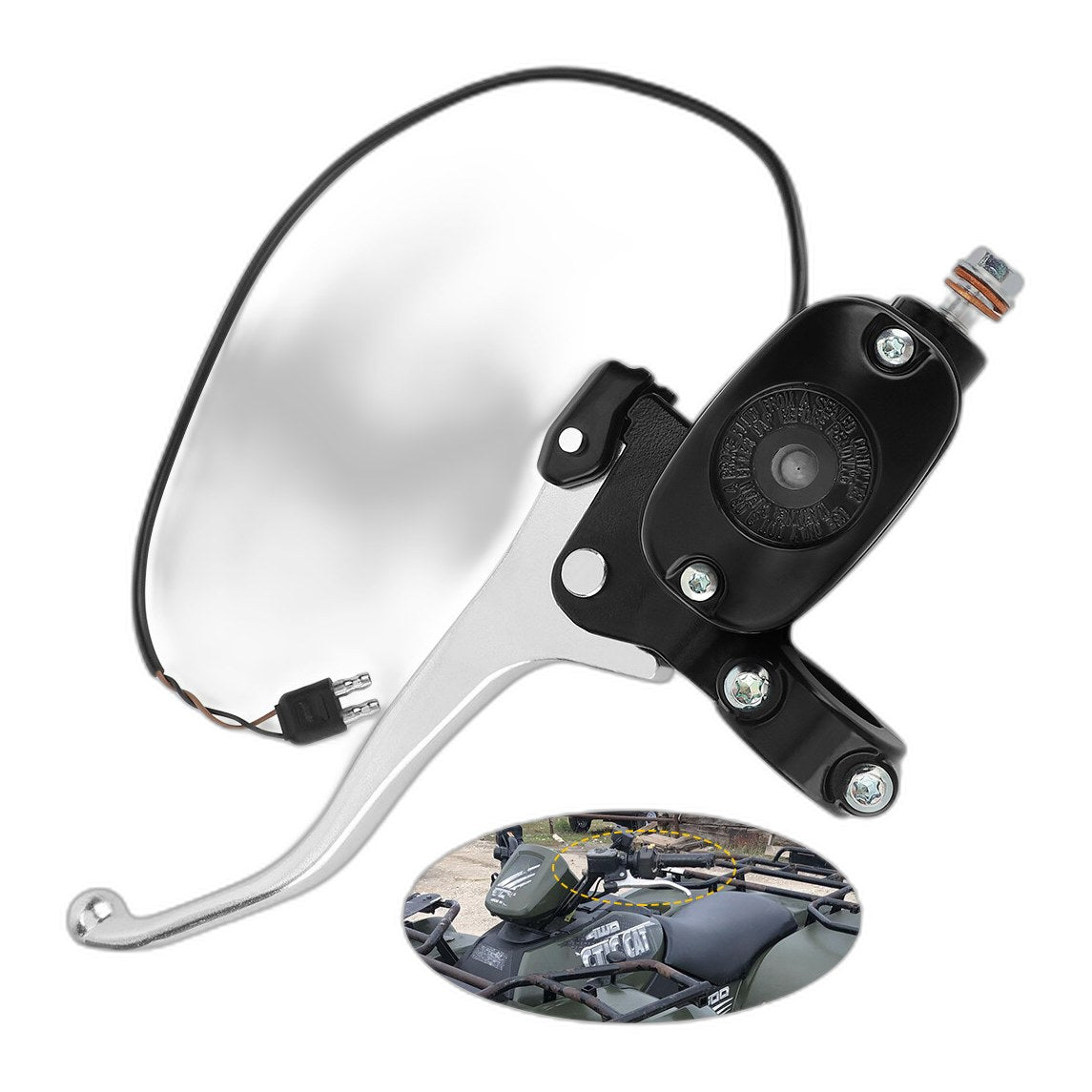Front Brake Master Cylinder W/Brake Light Switch for Arctic Cat 650 700 1000 4x4