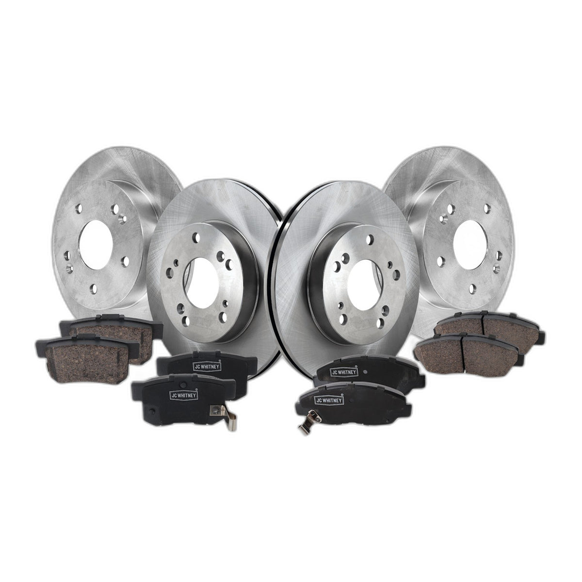 Front & Rear Brake Disc Rotors and Pads Kit For Honda Civic 2006 2007 2008-2011