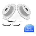 REAR Brake Rotors Pads Kit for 2008-2009 2010-2013 Toyota Highlander Drilled