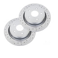 REAR Brake Rotors Pads Kit for RAM 1500 2005-2018 Durango Drilled Slotted Brakes