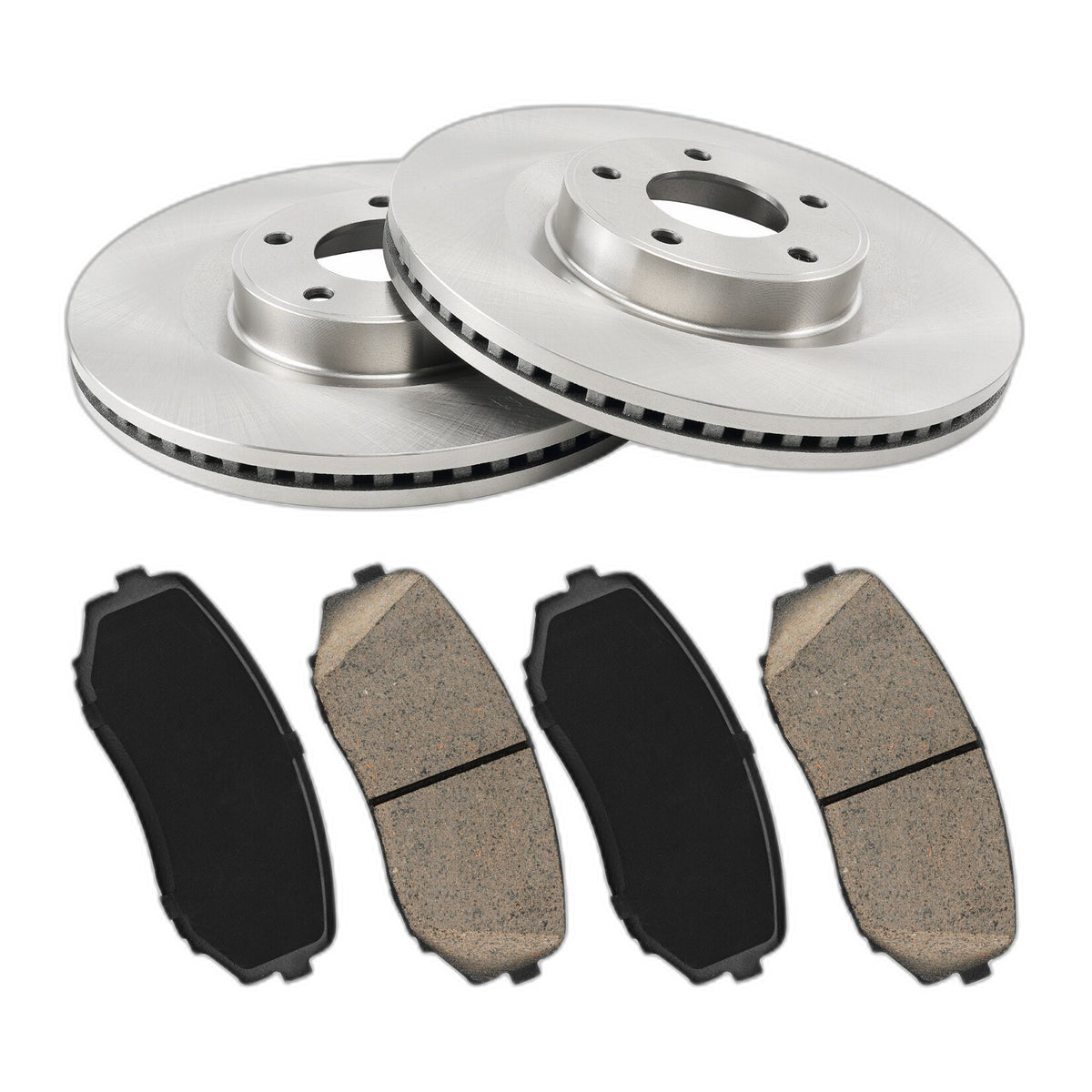 Front Disc Brake Rotors & Pads Kit for 2007-2014 Ford Edge 07-15 Lincoln MKX