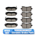 Front & Rear Ceramic Brake Pads for Chevy Impala Malibu Buick LaCrosse Regal 9-5
