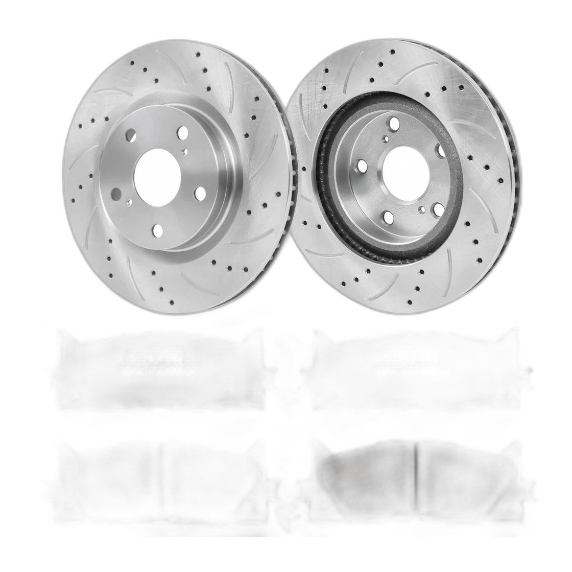 11.65 Inch Front Brake Rotors Ceramic Pads for Avalon Camry 2007-2018 ES300H