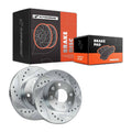 9.45 In (240mm) Front Brake Rotors & Ceramic Pads Kit, 6-Pack