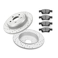 REAR Brake Rotors Pads Kit for Jeep Grand Cherokee 2011-2020 Standard Brakes