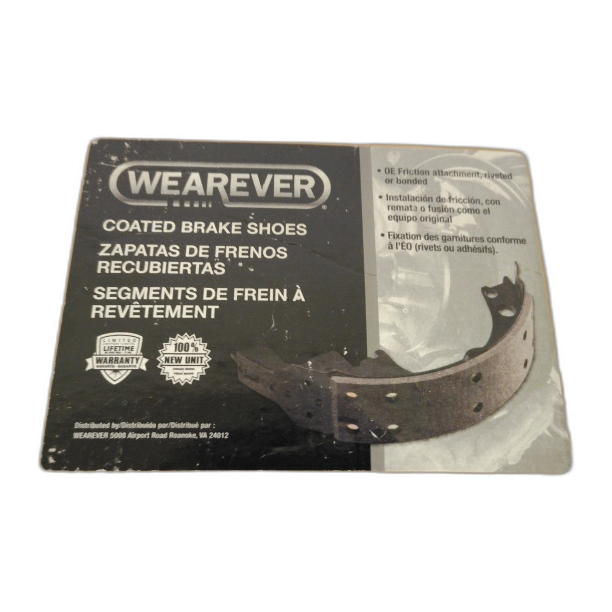 Wearever S703 Rear Drum Brake Shoe Set Chrysler Dodge Plymouth Minivans
