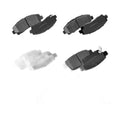 Front +Rear Ceramic Brake Pads Set w/Hardware for 2009 2010 2011-2014 Acura TL