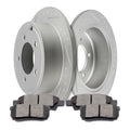 Rear Brake Rotors and Pads Kit Fit Compass Patriot 2007-2017 53036