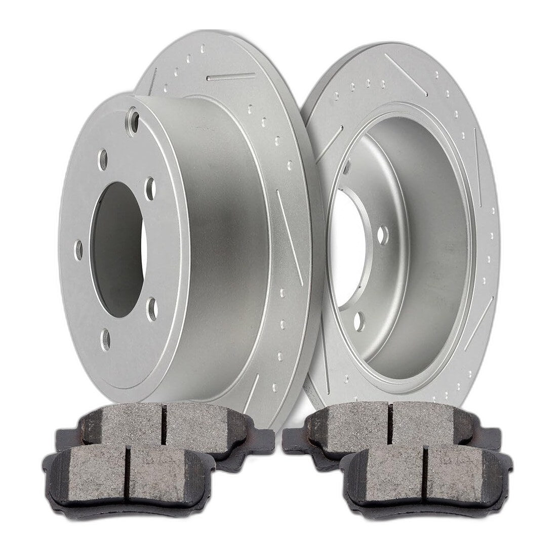 Rear Brake Rotors and Pads Kit Fit Compass Patriot 2007-2017 53036