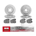 For 2011-2014 Ford Edge 2011-2015 Lincoln MKX Front and Rear Brake Rotors + Pads