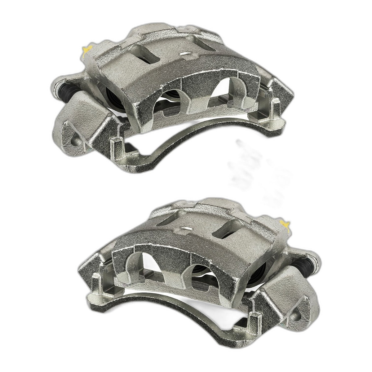 Front Pair Brake Calipers for Ford F-250 F-350 Super Duty 1999-2004 w/ Brackets