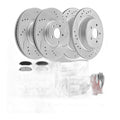 For 2013 - 2016 Ford Fusion Energi 316mm Front Rear Rotors Brake Pads Brakes Kit