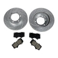 Front Brake Rotors Ceramic Brake Pads Kit for Toyota Tacoma 2005-2020 2021 6 Lug