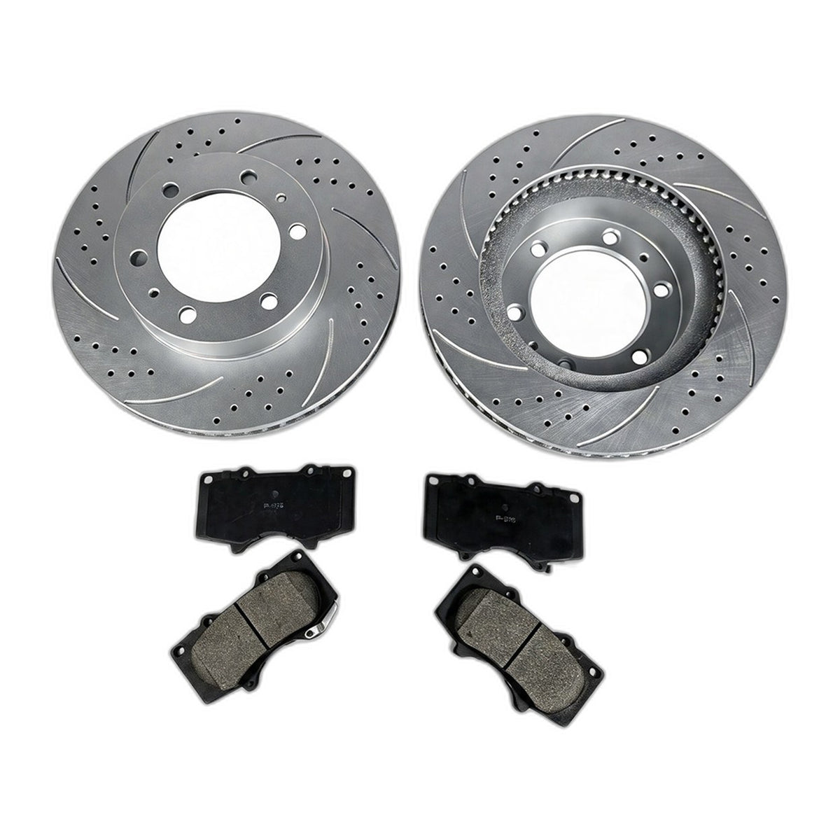 Front Brake Rotors Ceramic Brake Pads Kit for Toyota Tacoma 2005-2020 2021 6 Lug