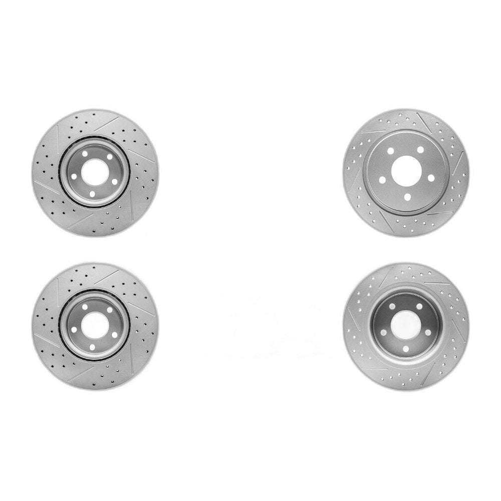 For Ford Escape C-Max 2013 2014 - 2017 Front Rear Brake Rotors Ceramic Pads Kit