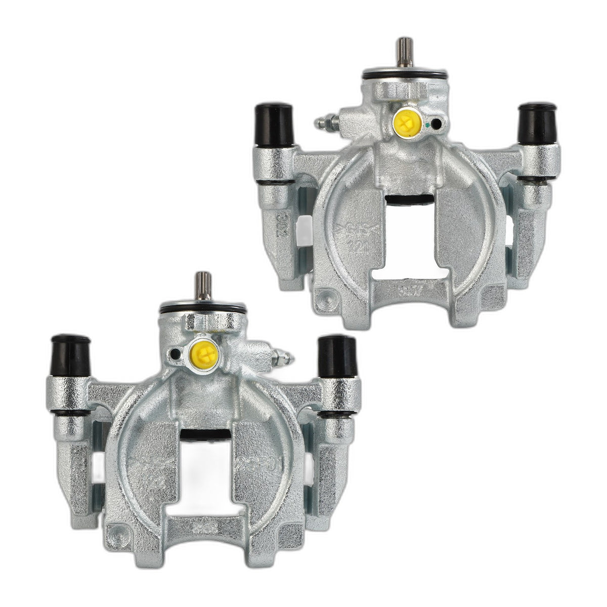 Rear Pair For 2013-2020 Ford Fusion Lincoln MKZ Brake Calipers w/ Bracket